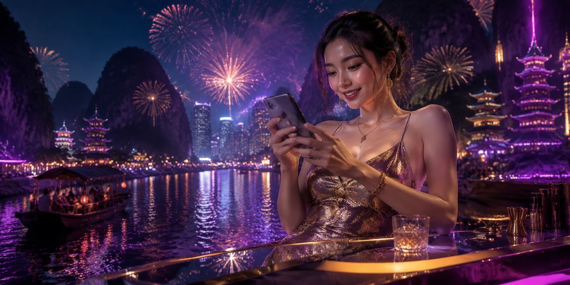 Ánh đèn neon Sài Gòn về đêm phản chiếu trên bàn baccarat casino trực tuyến