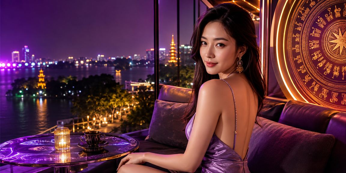 Bàn casino Việt Nam với không khí sôi động về đêm trên nền tảng vsport